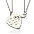 Personalized Heart Necklace For Couples