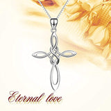 Celtic Knot Cross Necklace Infinity Love Irish Celtics Jewelry