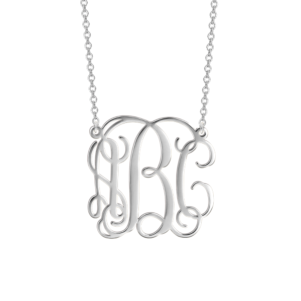 Copper Personalized  Monogram Necklace Adjustable 18”-20”
