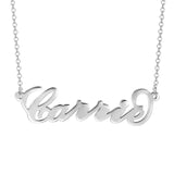 Carry Your Name -10K/14K  Gold Personalized Name Necklace Adjustable Chain-White Gold/Yellow Gold /Rose Gold