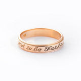 10K/14K Gold Personalized  Engraved Ring