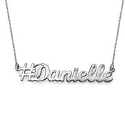 925 Sterling Silver Personalized Symbol Classic Name Necklace