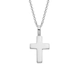 925 Sterling Silver Personalized Cross Necklace- Adjustable 16”-20”