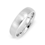 Copper/925 Sterling Silver Personalized Wedding Band Engravable Ring