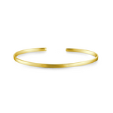 14K Gold Personalized Engravable Bangle -Small