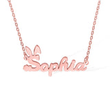Personalized Name Easter Bunny Necklace